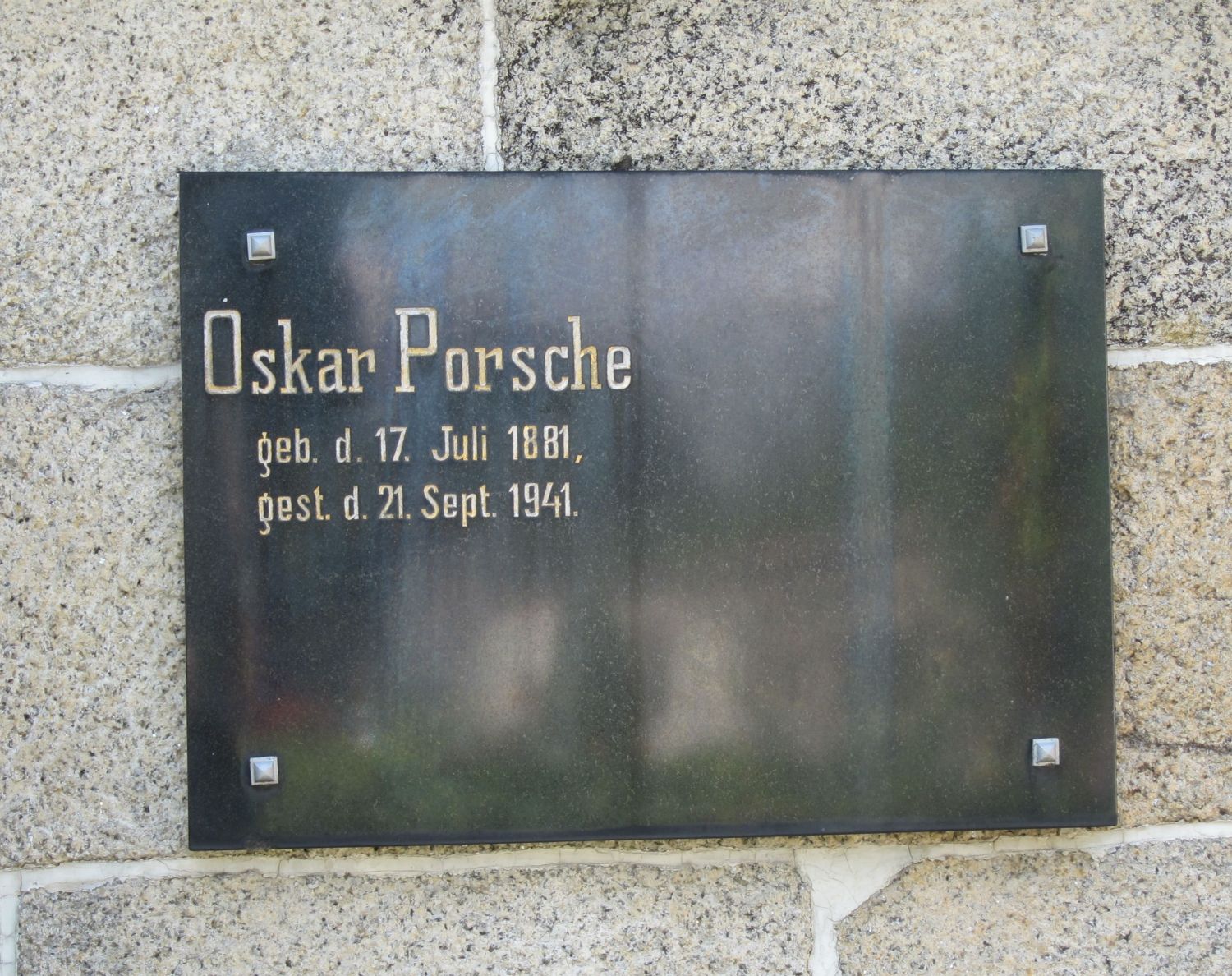Maffersdorf, Porsche Gruft