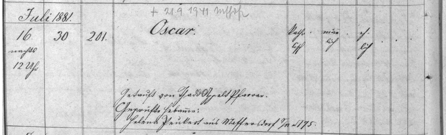 Oscar Porschei 1873