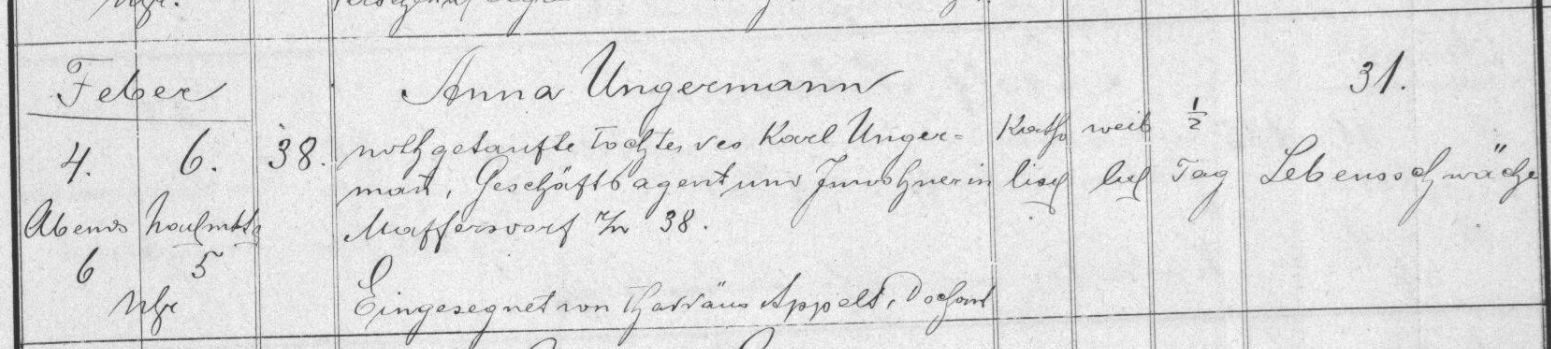 Anna Ungermann 1894