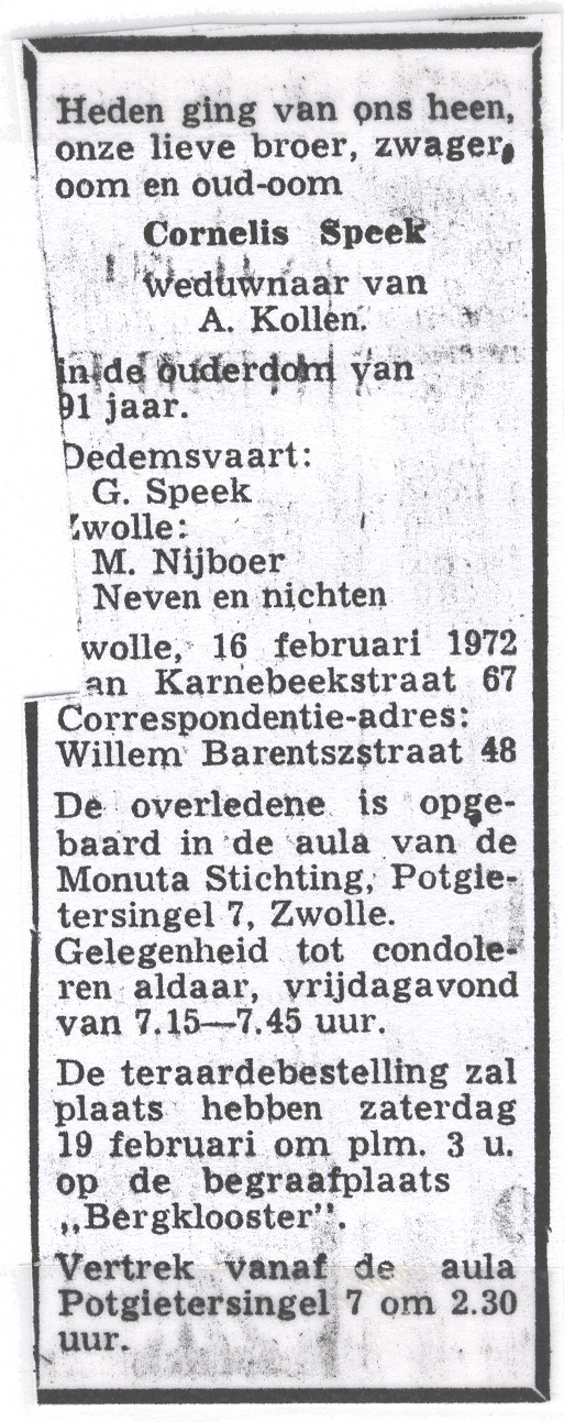 Cornelis Speek
