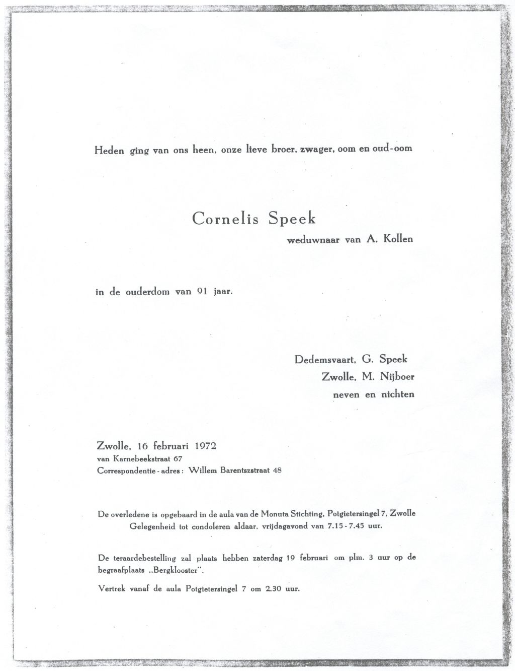 Cornelis Speek